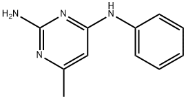 2-AMINO-4-PHENYLAMINO-6-METHYLPYRIMIDINE Structural