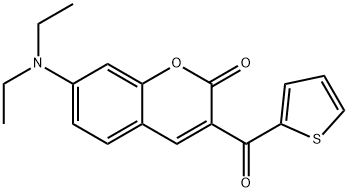 7-DIETHYLAMINO-3-THENOYLCOUMARIN Structural