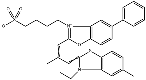 5,9-DIMETHYL-3-ETHYL-5'-PHENYL-3'-(4-SULFOBUTYL)OXATHIACARBOCYANINE BETAINE