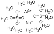 ALUMINIUM SODIUM SULFATE 12-WATER Structural