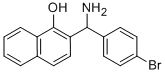 2-[AMINO-(4-BROMO-PHENYL)-METHYL]-NAPHTHALEN-1-OL Structural