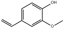 4-Hydroxy-3-methoxystyrene Structural Picture
