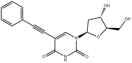 Uridine, 2'-deoxy-5-(phenylethynyl)- Structural