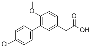 4'-Chloro-6-methoxy-3-biphenylacetic acid