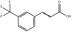 3-(Trifluoromethyl)cinnamic acid Structural Picture
