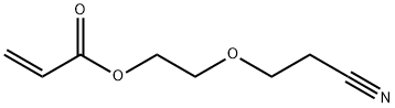 2-CYANOETHOXYETHYL ACRYLATE Structural