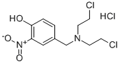 4-((Bis(2-chloroethyl)amino)methyl)-2-nitro-phenol hydrochloride