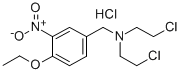 BENZYLAMINE, N,N-BIS(2-CHLOROETHYL)-4-ETHOXY-3-NITRO-, HYDROCHLORIDE Structural