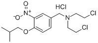 4-Isobutoxy-3-nitrobenzyl-bis(2-chloroethyl)amine hydrochloride