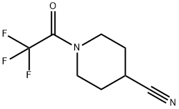 4-Piperidinecarbonitrile, 1-(trifluoroacetyl)- (9CI) Structural