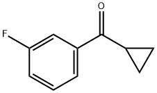 CYCLOPROPYL 3-FLUOROPHENYL KETONE Structural