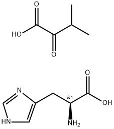 L-histidine mono(3-methyl-2-oxobutyrate)  Structural