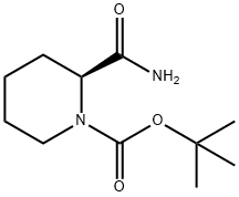 (S)-1-N-BOC-PIPERIDINE-2-CARBOXAMIDE Structural