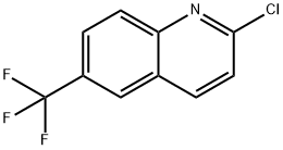 2-CHLORO-6-(TRIFLUOROMETHYL)QUINOLINE Structural