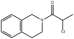 Isoquinoline, 2-(2-chloro-1-oxopropyl)-1,2,3,4-tetrahydro- (9CI) Structural