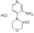 3-Pyridinamine, 4-(4-morpholinyl)-, dihydrochloride Structural