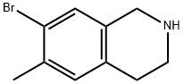 Isoquinoline, 7-bromo-1,2,3,4-tetrahydro-6-methyl- (9CI) Structural