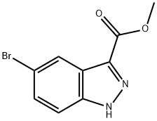 METHYL 5-BROMO-1H-INDAZOLE-3-CARBOXYLATE Structural