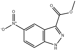 METHYL 5-NITRO-1H-INDAZOLE-3-CARBOXYLATE Structural