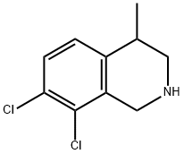 Isoquinoline, 7,8-dichloro-1,2,3,4-tetrahydro-4-methyl- (9CI) Structural