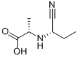 L-Alanine, N-(1-cyanopropyl)-, (S)- (9CI) Structural