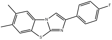 6,7-DIMETHYL-2-(4-FLUOROPHENYL)IMIDAZO[2,1-B]BENZOTHIAZOLE