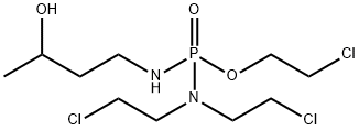 N,N-Bis(2-chloroethyl)-N'-(3-hydroxybutyl)diamidophosphoric acid 2-chloroethyl ester Structural