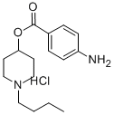 1-Butyl-4-piperidyl p-aminobenzoate hydrochloride