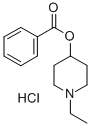 (1-ethyl-4-piperidyl) benzoate hydrochloride Structural