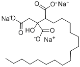 1,2,3-NONADECANETRICARBOXYLIC ACID, 2-HYDROXY-, SODIUM SALT Structural