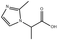 1H-Imidazole-1-aceticacid,alpha,2-dimethyl-(9CI) Structural