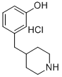 3-PIPERIDIN-4-YLMETHYL-PHENOL HYDROCHLORIDE Structural