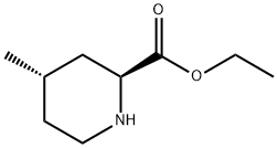 (2S-trans)-4-Methyl-2-piperidinecarboxylic Acid Ethyl Ester Structural