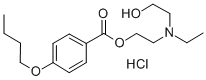 beta-(N-Ethyl-N-beta-hydroxyethylamino)ethyl 4-n-butoxybenzoate hydroc hloride