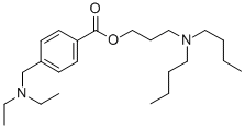 BENZOIC ACID, p-(DIETHYLAMINOMETHYL)-, 3-(DIBUTYLAMINO)PROPYL ESTER Structural