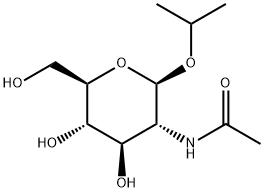 ISO-PROPYL 2-ACETAMIDO-2-DEOXY-BETA-D-GLUCOPYRANOSIDE Structural