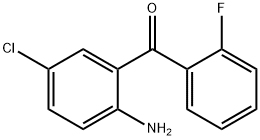 2-Amino-5-chloro-2'-fluorobenzophenone Structural