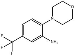 3-AMINO-4-(4-MORPHOLINO)BENZOTRIFLUORIDE Structural