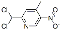 Pyridine, 2-(dichloromethyl)-4-methyl-5-nitro- (9CI) Structural