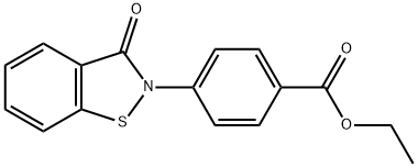 ethyl 4-(3-oxobenzo[d]isothiazol-2(3H)-yl)benzoate Structural