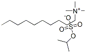decyltrimethylammonium isopropyl sulphate Structural