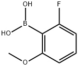 2-Fluoro-6-methoxyphenylboronic acid Structural