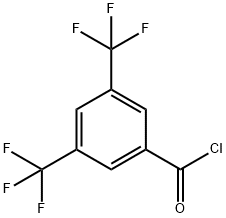 3,5-Bis(trifluoromethyl)benzoyl chloride  Structural