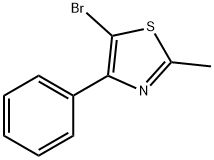 5-BROMO-2-METHYL-4-PHENYL-1,3-THIAZOLE Structural