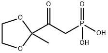 Phosphonic acid, [2-(2-methyl-1,3-dioxolan-2-yl)-2-oxoethyl]- (9CI) Structural
