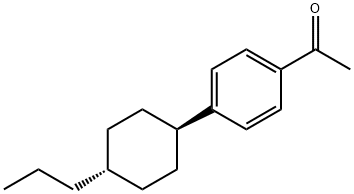 4'-(TRANS-4-N-PROPYLCYCLOHEXYL)ACETOPHENONE Structural