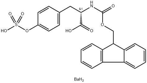 FMOC-O-SULFO-L-TYROSINE BARIUM SALT HYDRATE Structural