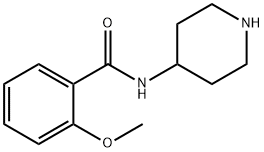 2-methoxy-N-piperidin-4-ylbenzamide Structural