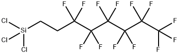 1H,1H,2H,2H-Perfluorooctyltrichlorosilane Structural