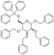 6-O-Trityl-1,2,3,4-tetra-O-benzyl-α-D-mannopyranose